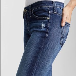 AG The Legging Super Skinny distressed jeans